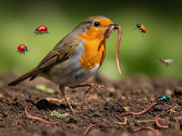 Insects and Worms – A Robin’s Top Choice